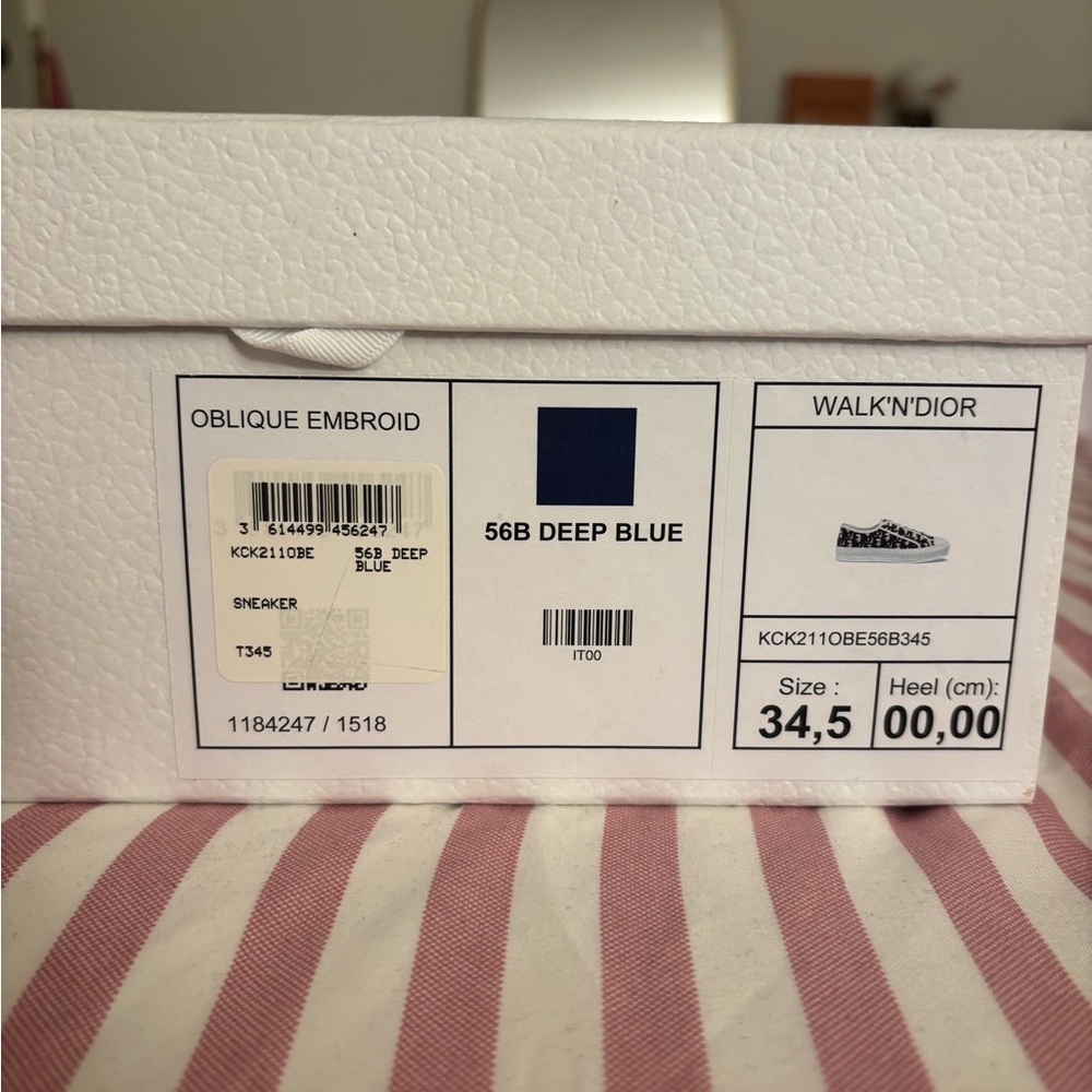Dior Walk'n'Dior Sneakers in Deep Blue
